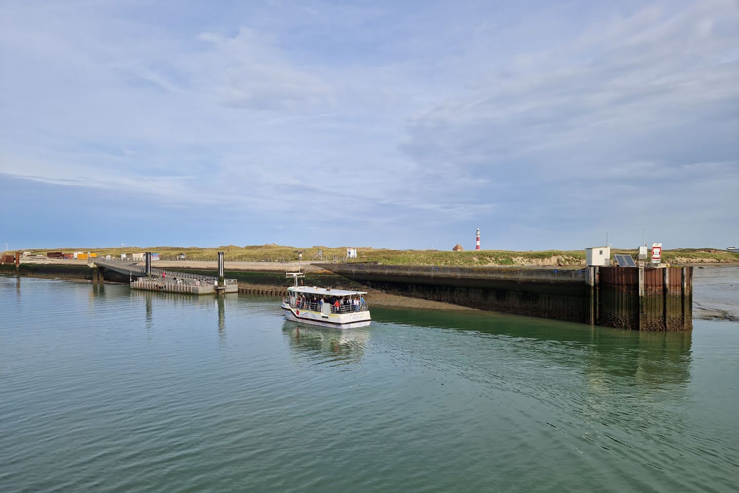 De veerboot in Nieuwpoort