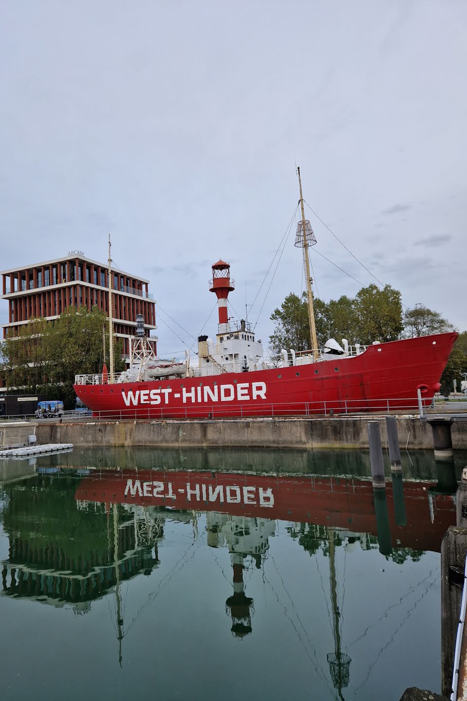 De haven van Zeebrugge